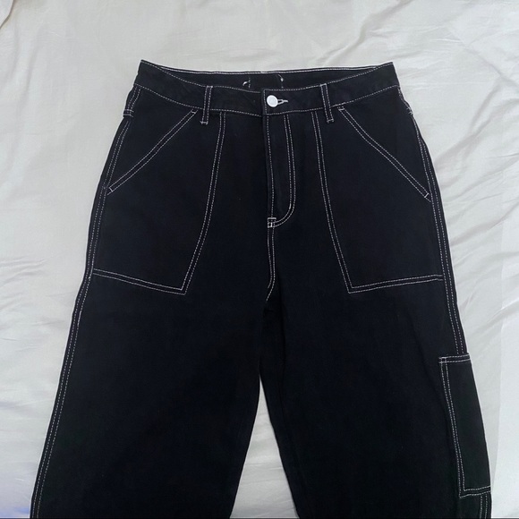 (NWOT) Forever21 retro dark blue wide leg jeans
